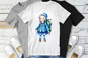 Watercolor Back to School Clipart, an Illustration by Wow Magic (Thumbnail 4 of 4)