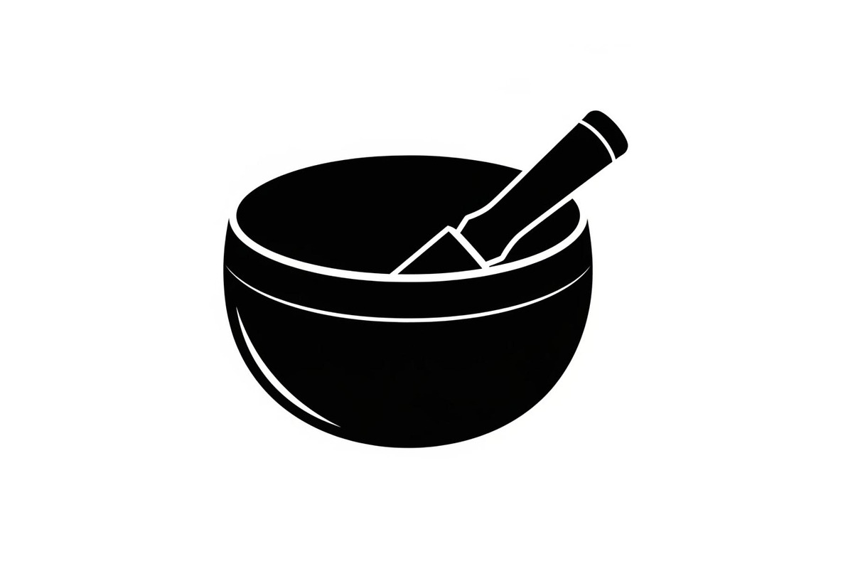 Minimal Mortar Pestle Silhouette, an Illustration by Designer_Momina (Photo 13 of 14)