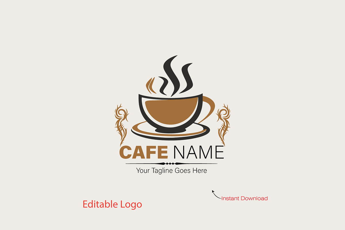 Modern Coffee Logo Design, a Branding & Logo Template by YUDesignStore (Photo 1 of 9)