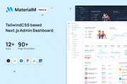 MaterialM Tailwind CSS & Nextjs, a Templates & Theme by WrapPixel (Thumbnail 1 of 12)