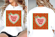 Christmas Wall Art Peace Love Joy, an Illustration by SinaCreation (Thumbnail 2 of 7)