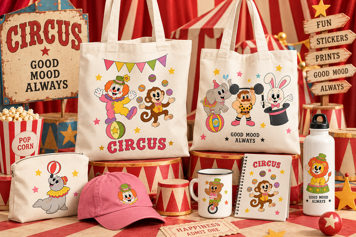 Vintage Circus Clipart Collection, a Decorative Illustration by Alina Sh (Photo 7 of 10)