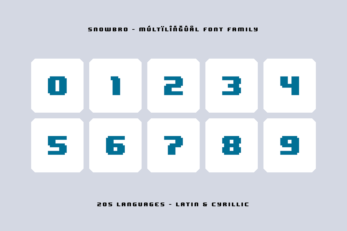 Snowbro - Pixel Typeface, a Sans Serif Font by alpercakici (Photo 14 of 14)