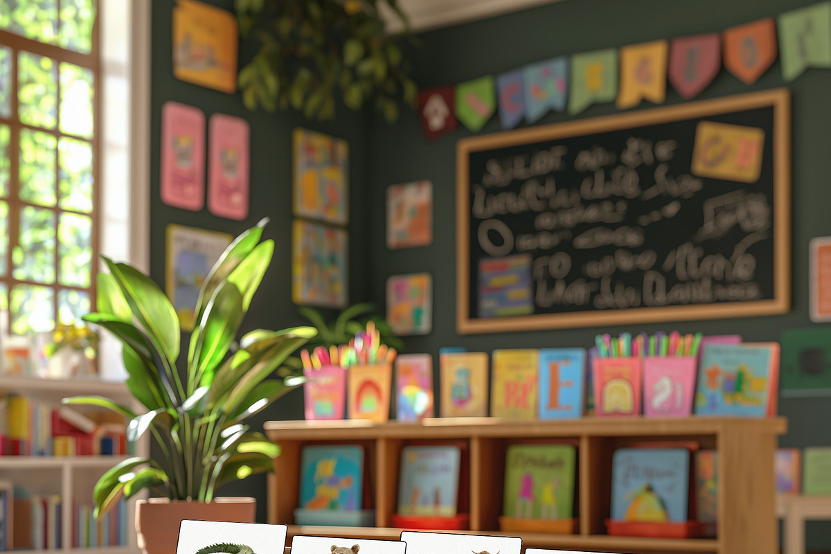 Animal Alphabet Flashcards, an Education Illustration by Sunshine Art (Photo 6 of 11)