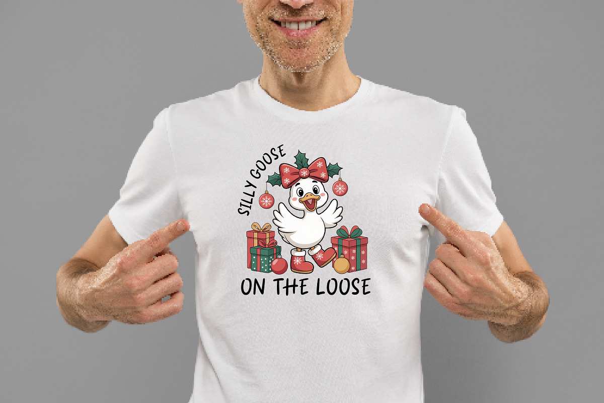 Christmas Silly Goose on the Loose, an Illustration by Daily.Designs (Photo 2 of 5)