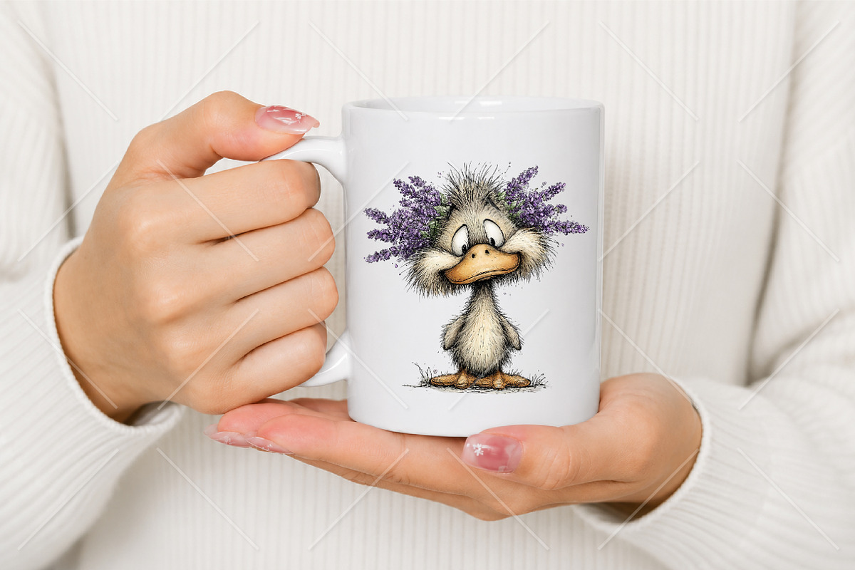 Whimsical Cute Lavender Animals PNG, a Seasonal Illustration by Canvas Craft (Photo 9 of 10)