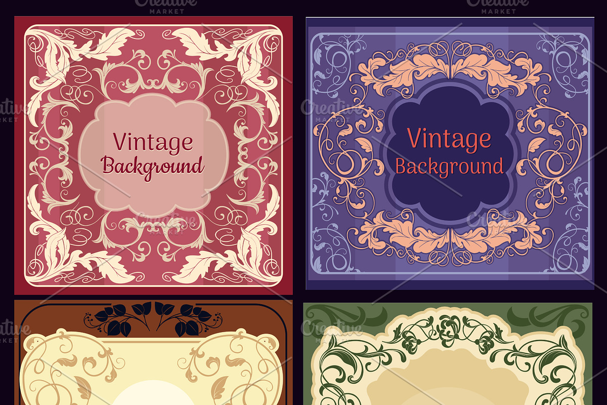 Art Nouveau Collection, a Decorative Illustration by TatianaCociorva (Photo 3 of 5)
