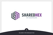 Shared Hex Logo Template, a Branding & Logo Template by LOGOMAGINE (Thumbnail 14 of 16)