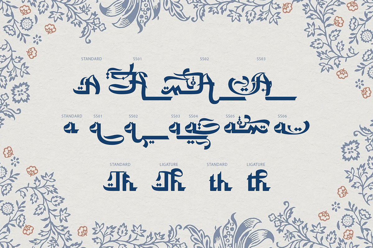 Dzakiyah - Arabic Font, a Symbol Font by madeDeduk (Photo 2 of 10)