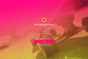 Disobedient UI Kit Vol 1 - Photoshop