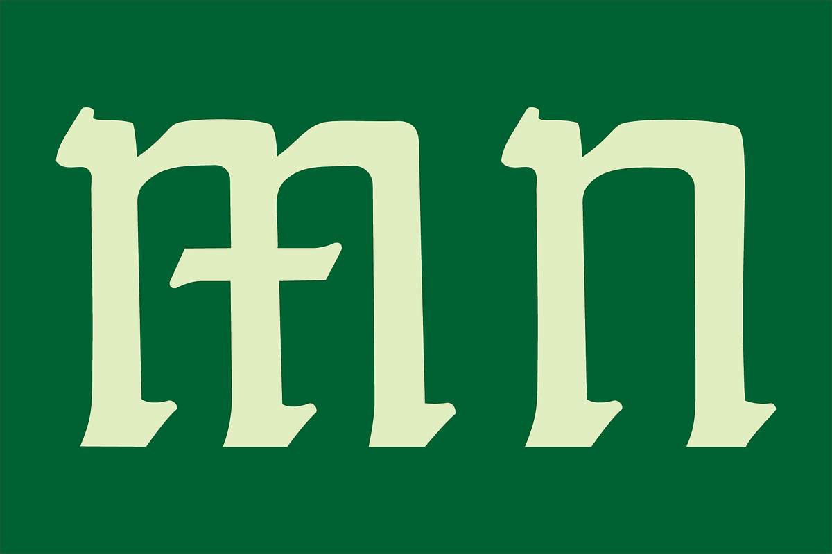 Gothic Initials Eight Font, a Script Font by GG Design (Photo 8 of 14)