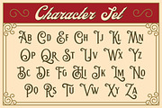 Hemera II - Vintage Decorative Font, a Serif Font by Konstantine Studio (Thumbnail 3 of 9)