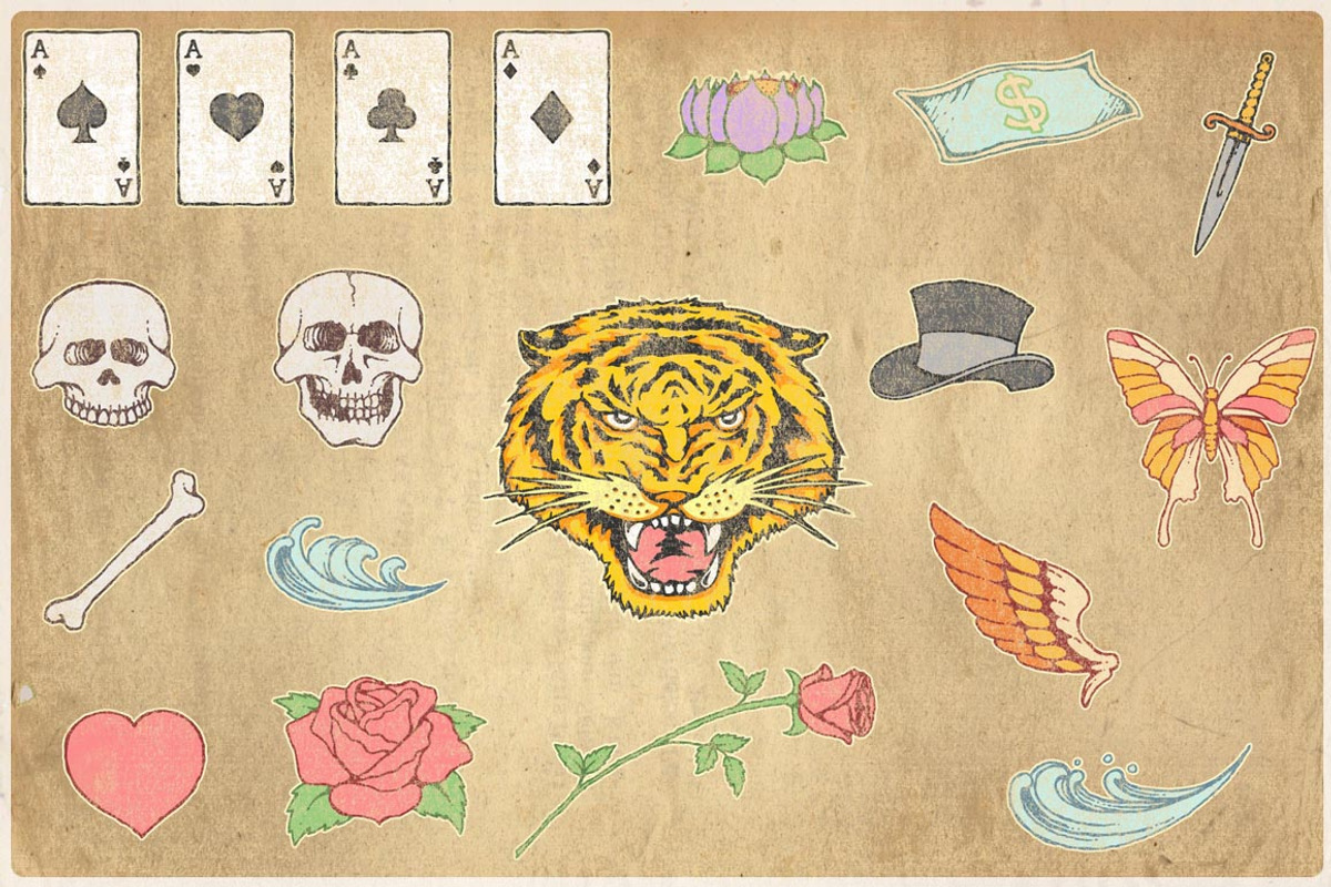 46 VectorTattooStyle-Handdrawn Vol.1 preview 4