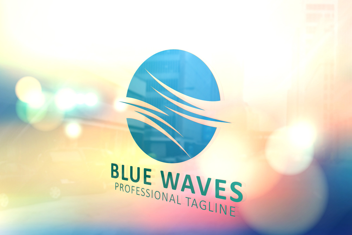 Blue Waves Logo, a Branding & Logo Template by essegraphic (Photo 3 of 4)