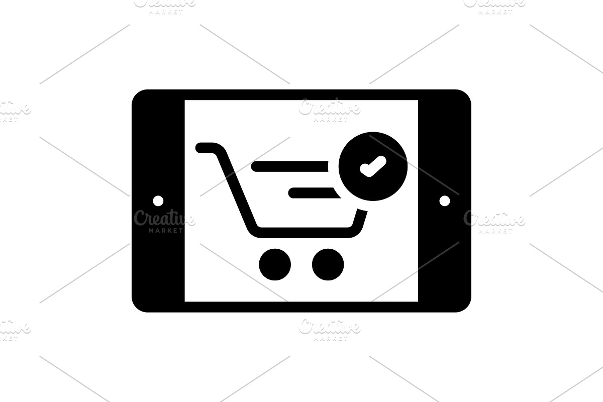 Checkout purchase solid icon, a Solid Icon by Creative priyanka