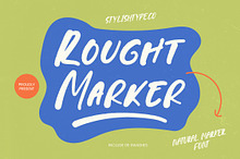Rought Marker Natural Marker Font