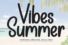 Vibes Summer | Script Font