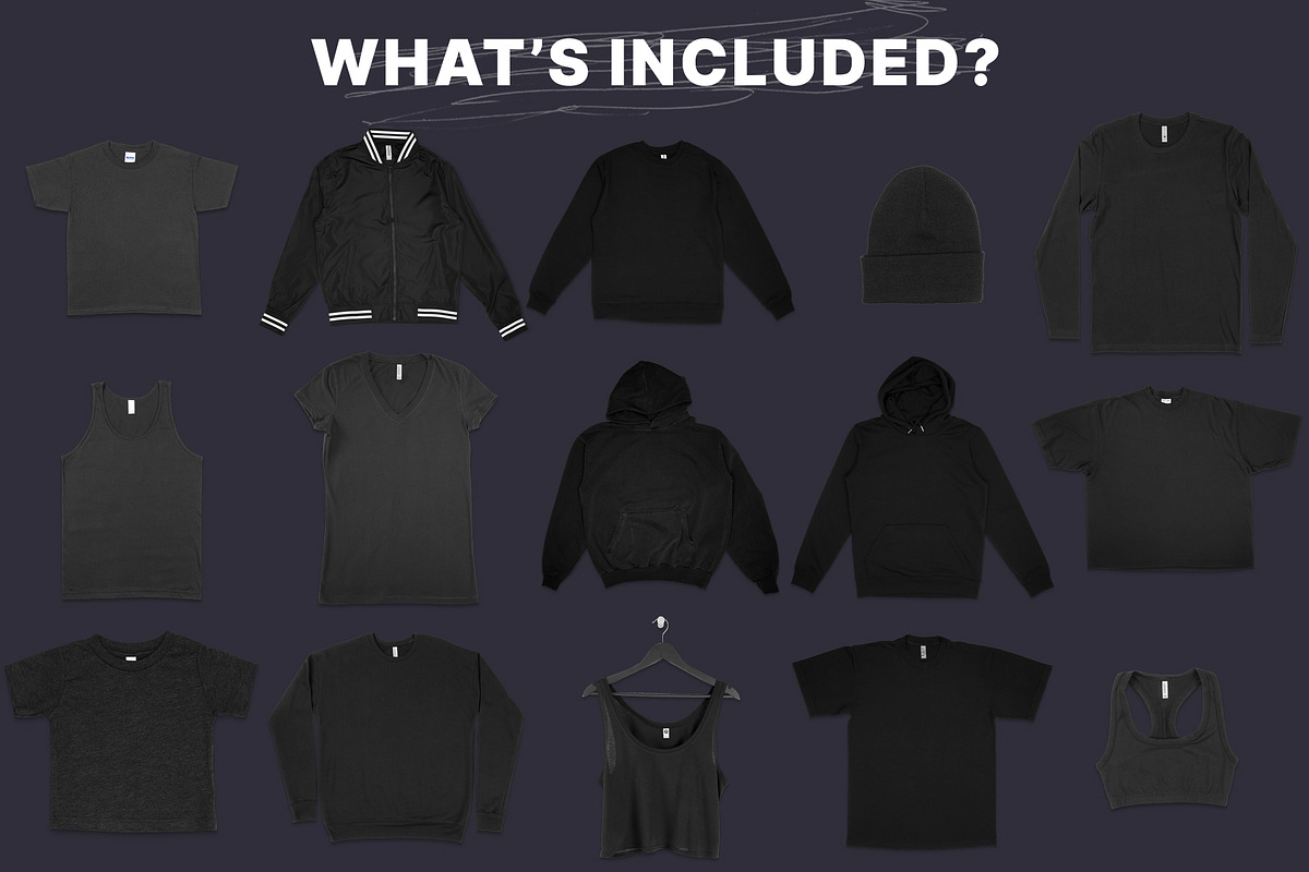 Clothing Mockup Collection Bundle 05, an Apparel Mockup by Pixel Sauce™ (Photo 2 of 6)