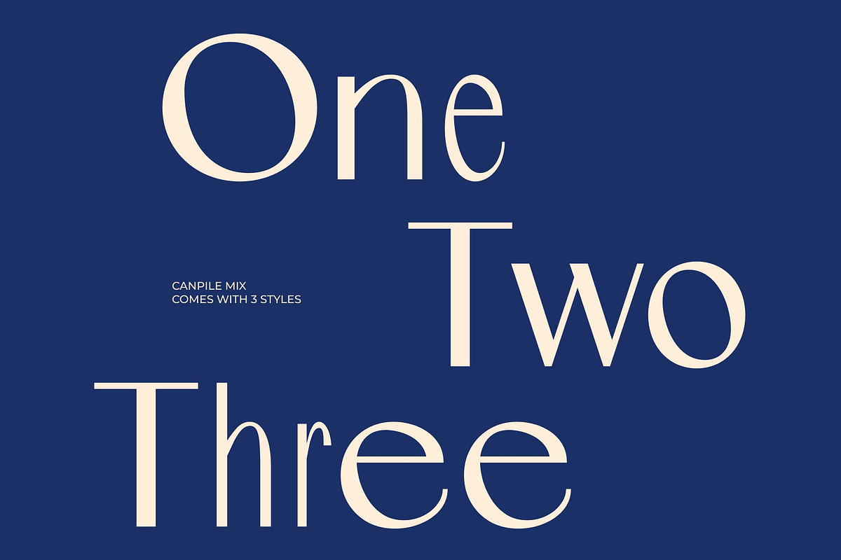 Canpile Mix, a Sans Serif Font by Craft Supply Co. (Photo 3 of 8)
