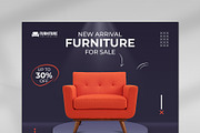 Furniture Social Media Banner Design, a Marketing Template by Photoshop Action (Thumbnail 22 of 26)