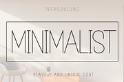 Minimalis | Script Font, a Script Font by Scratchones (Thumbnail 1 of 8)