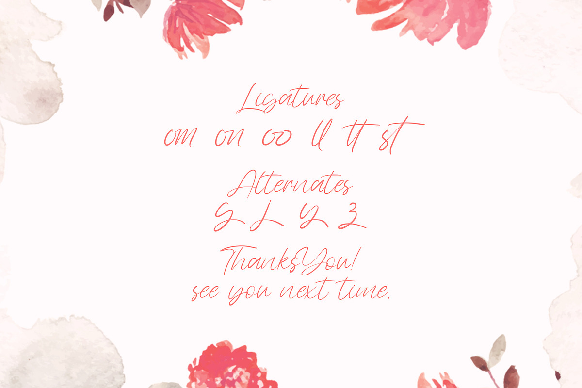 Awejatty - Handwritten Font, a Script Font by StringLabs (Photo 11 of 11)