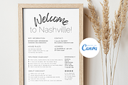 Airbnb Welcome Sign Canva Template, a Poster Template by Story Native (Thumbnail 4 of 5)