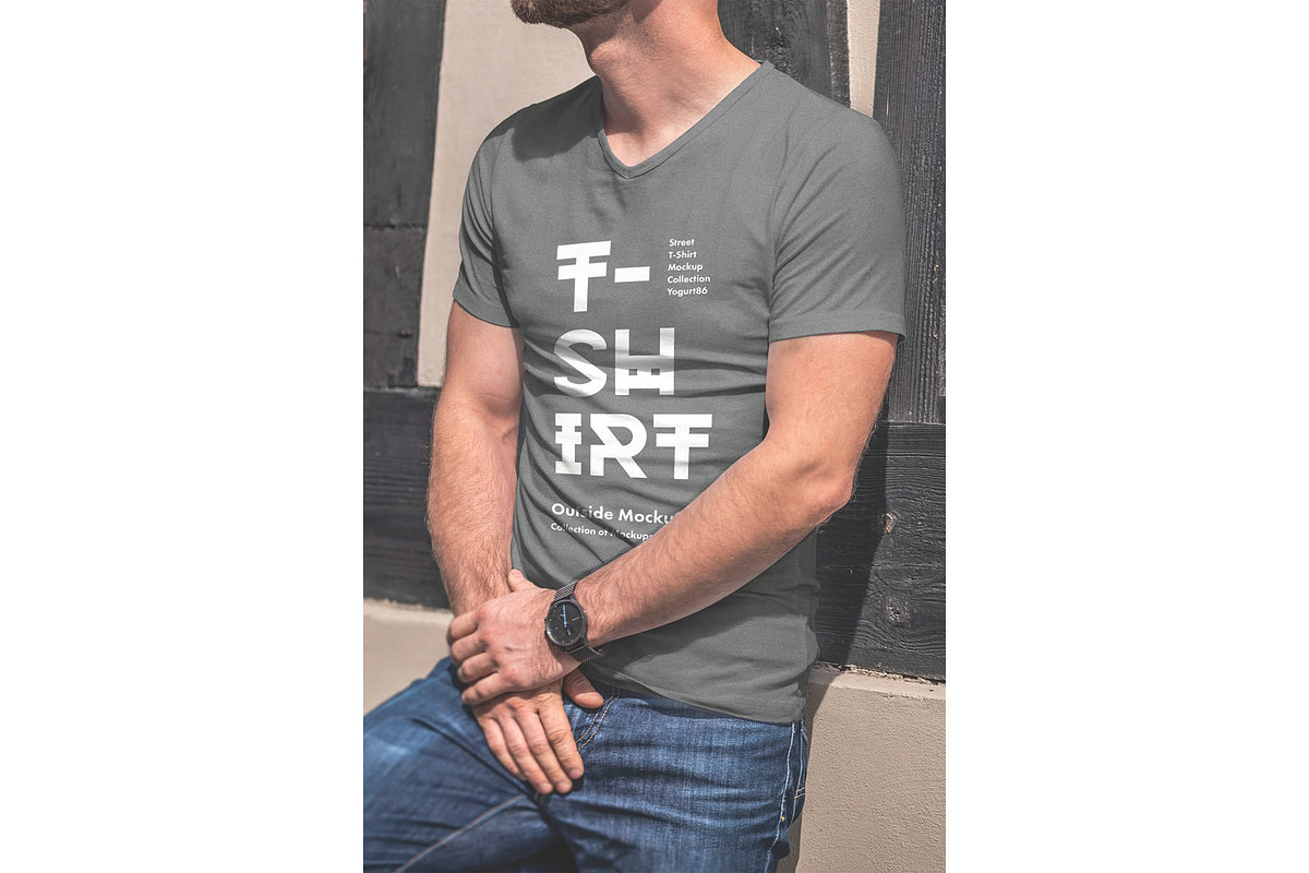 T-Shirt Mockup, a Shirt Mockup by DesignRushMarket (Photo 8 of 11)