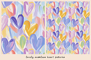 12 Lovely Seamless Heart Patterns, a Pattern Graphic by DesignRocket (Thumbnail 7 of 13)