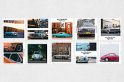 Classic Cars Instagram Posts, a Social Media Template by Social Corner Graphics (Thumbnail 8 of 8)