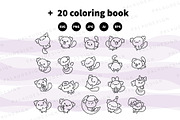 Cute Kawaii Axolotl Pet Character, an Animal Illustration by Palau (Thumbnail 11 of 12)
