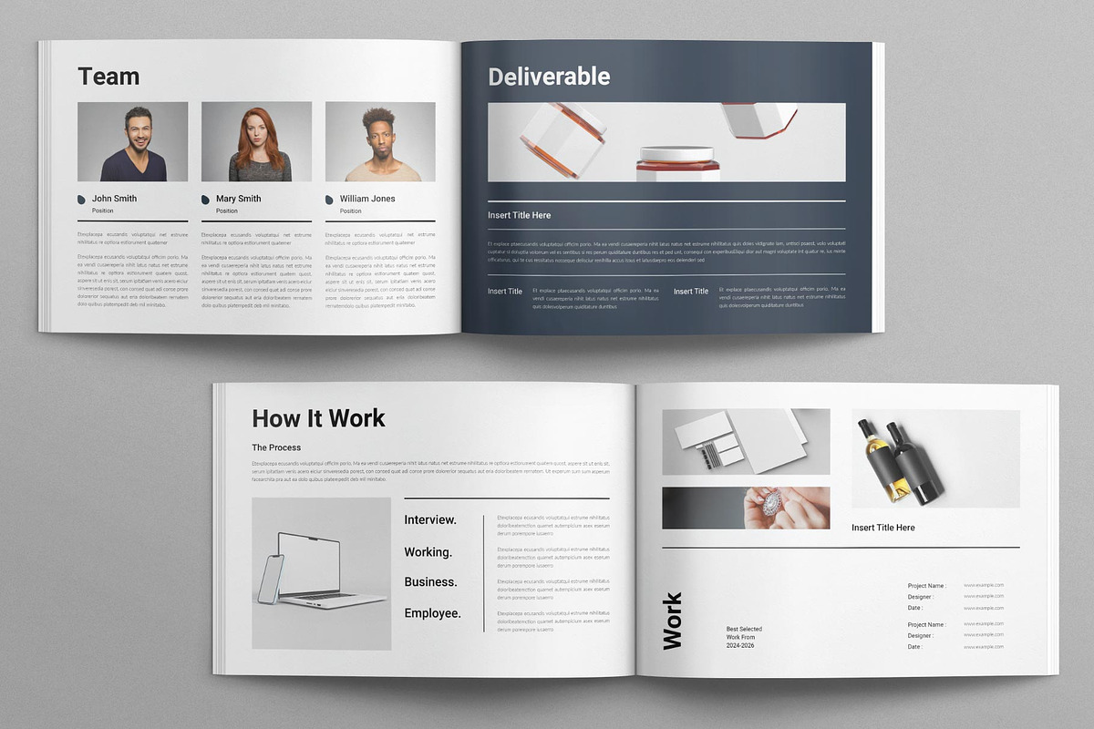 Services & Pricing Guide Landscape, a Brochure Template by TemplatesForest (Photo 4 of 8)