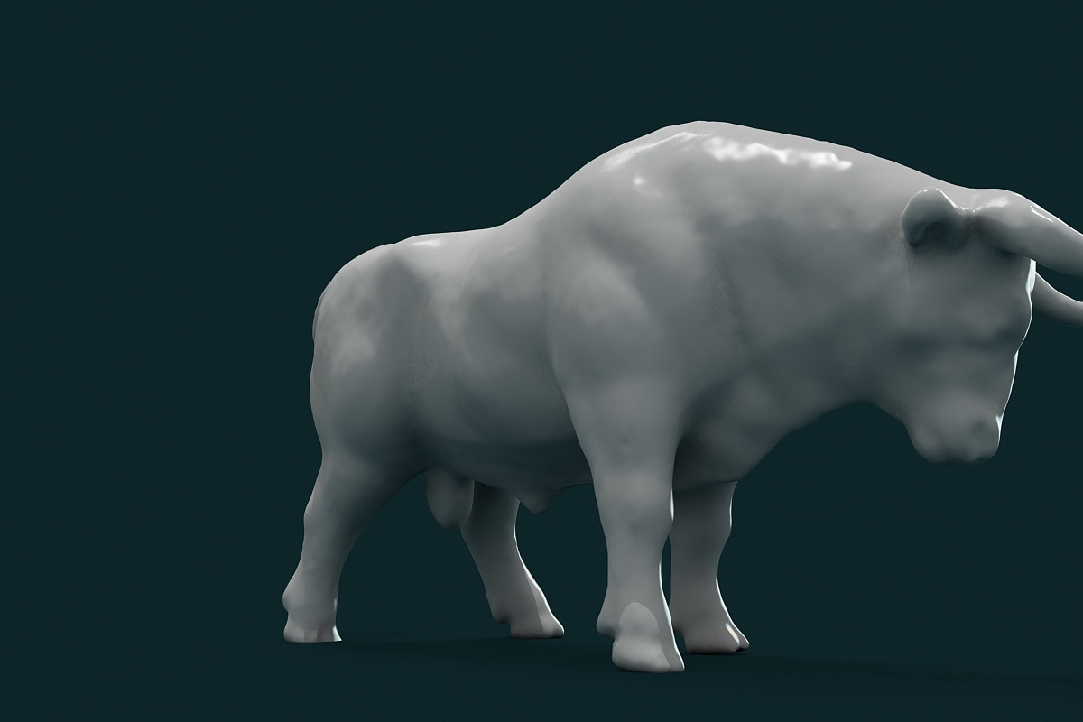 Bull 2, an Animal 3D Model by Giimann (Photo 5 of 8)