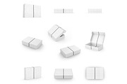 Box Mockup Set - 9x6x2 in, a Packaging Mockup by VadimPetrov (Thumbnail 12 of 12)