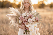 Watercolor Boho Fall Dusty Rose Set, a Decorative Illustration by Carol Lozove (Thumbnail 7 of 74)