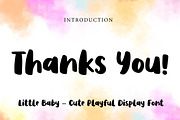 Little Baby, a Slab Serif Font by Wow Magic (Thumbnail 3 of 3)
