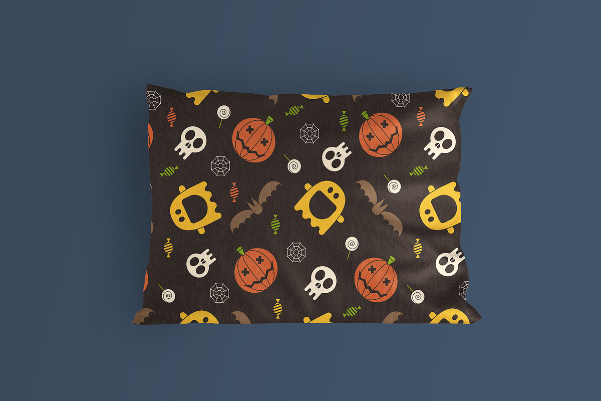 23 Halloween Seamless Patterns Pack, a Pattern Graphic by Alex Krugli (Photo 8 of 9)