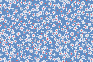 Blooming Cherry.Vector Set 4 Pattern