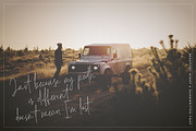 Beautiful Night Script Font, a Script Font by SiDesign (Thumbnail 9 of 10)