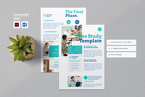 Case Study Template, a Flyer Template by Designsoul14