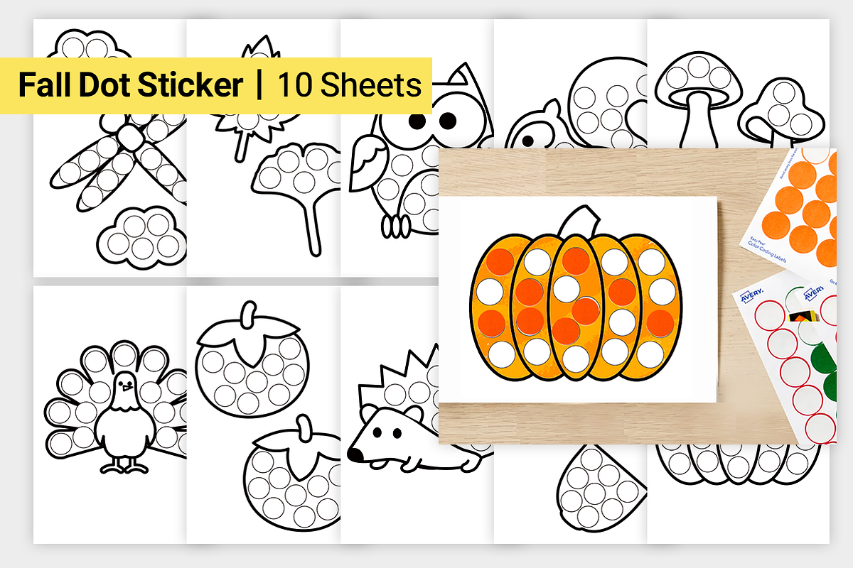 10 Fall Art Activities for Kids, an Education Illustration by DRAWINART (Photo 9 of 11)