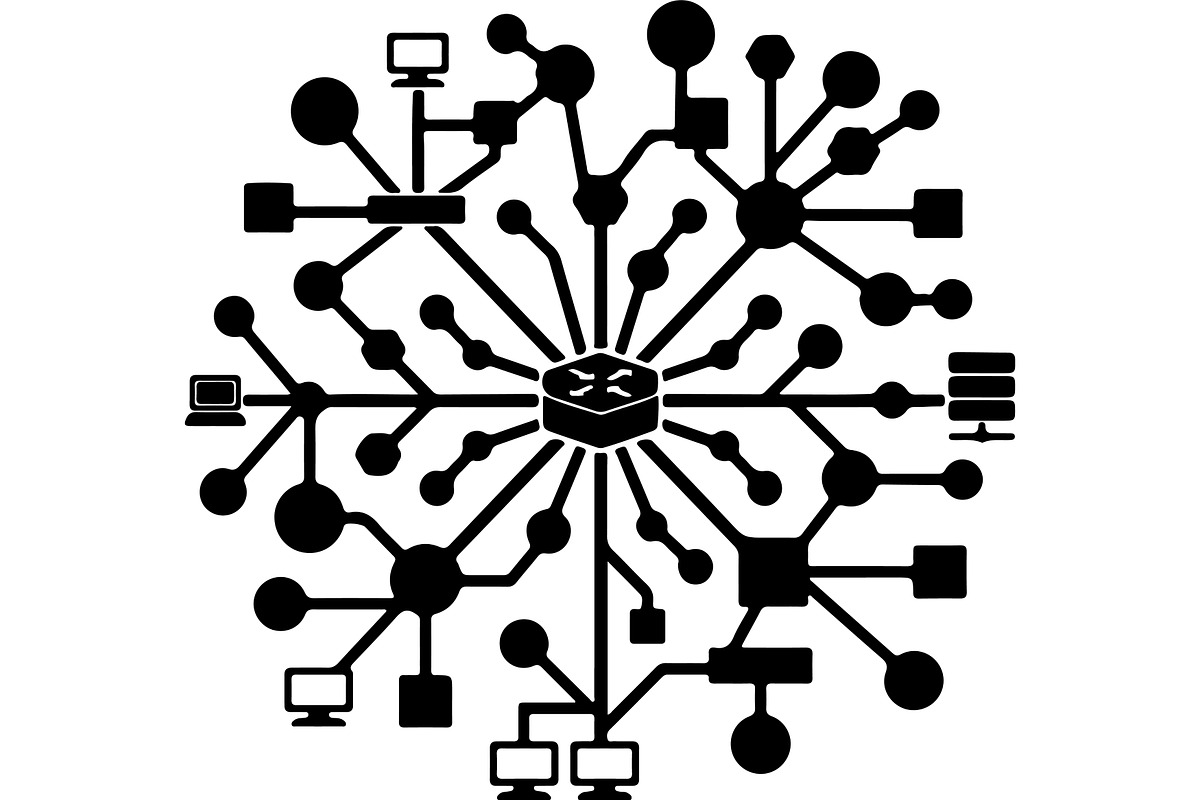 Abstract technology and network, a Technology Illustration by abu67222 (Photo 4 of 13)