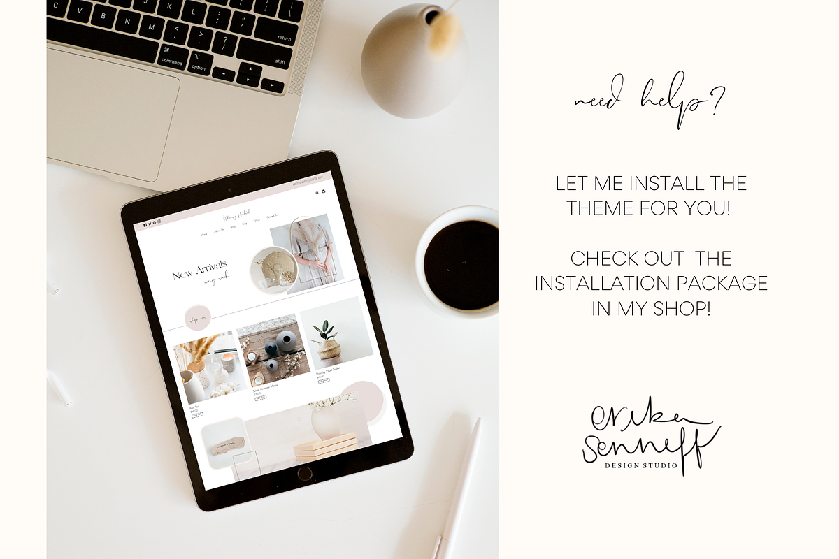 Whimsy Neutral Shopify Theme Bundle, a Templates & Theme by Easy Website Themes (Photo 10 of 10)