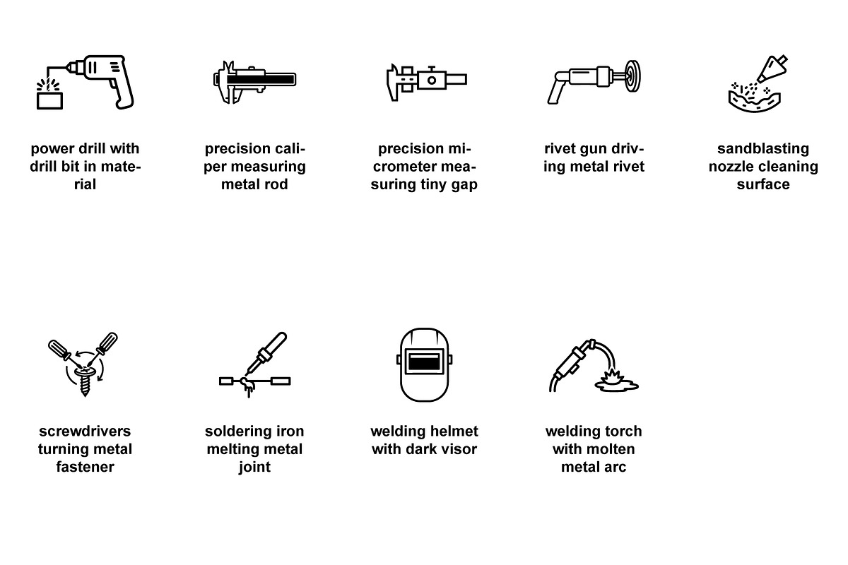 Industrial assembly & manufacturing, an Outline Icon by Nurlan's shop (Photo 5 of 5)