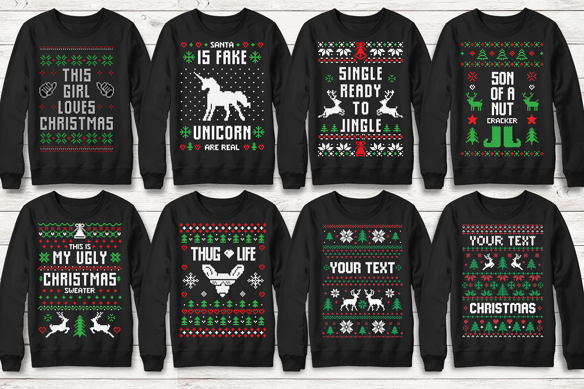 100+ Ugly Christmas Designs, an Illustration by beetlepixels (Photo 2 of 15)