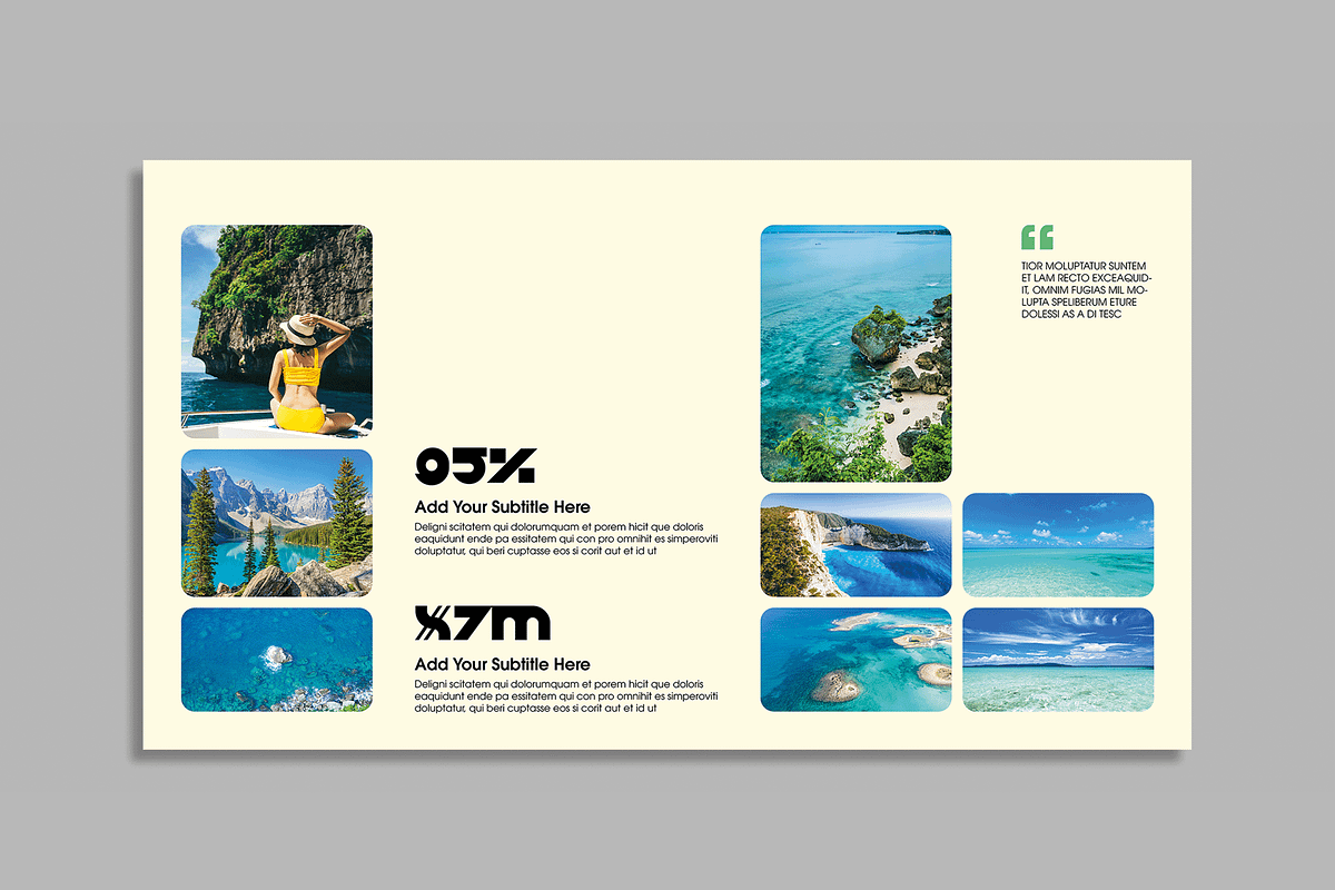 Creative Tropical Travel Mood Board, a Social Media Template by MightyDesign (Photo 7 of 9)