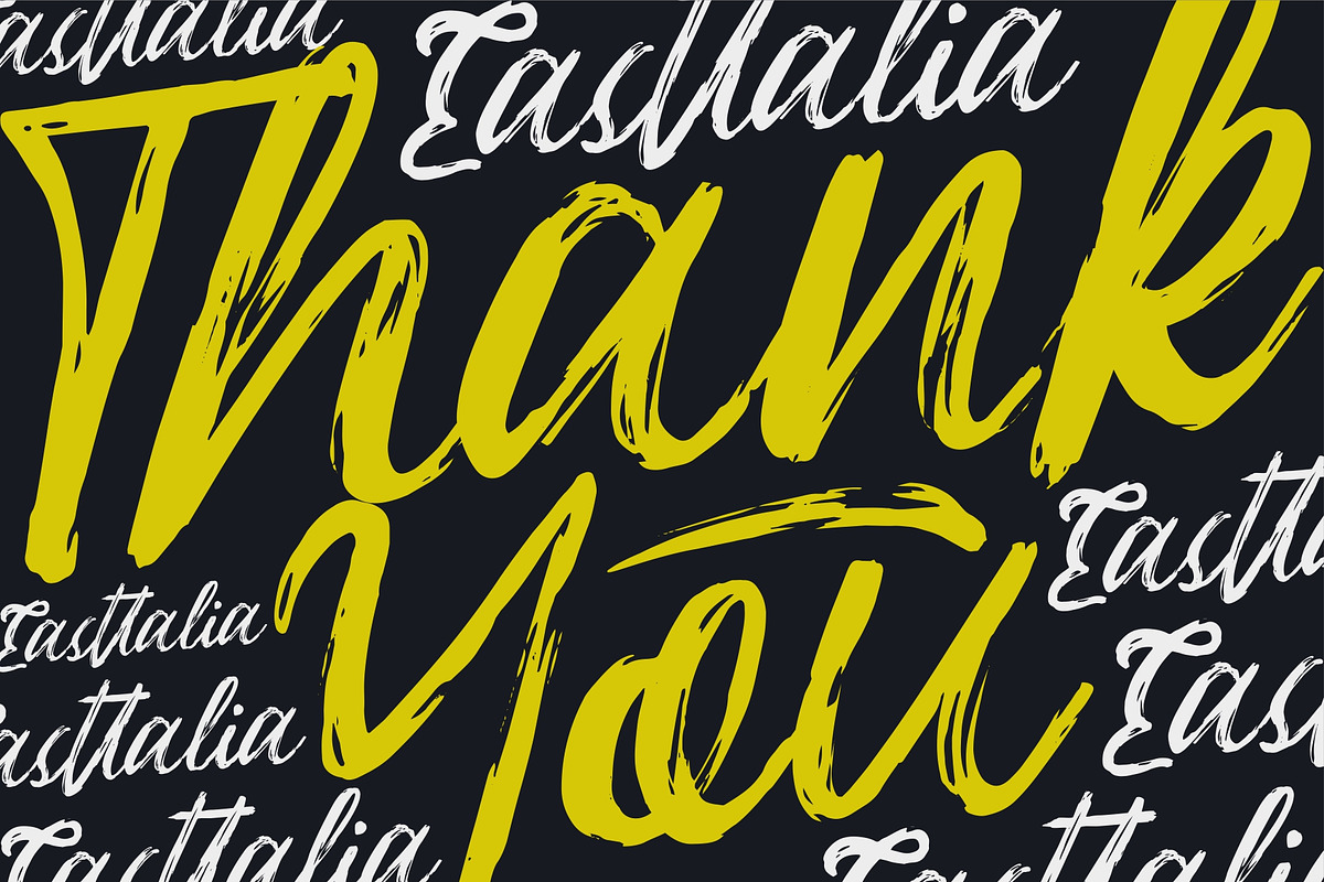 Easttalia - Handdrawn Script preview 8