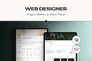 Notion Client Portal Project Planner, a Stationery Template by TheCoastlineStudio (Thumbnail 1 of 10)
