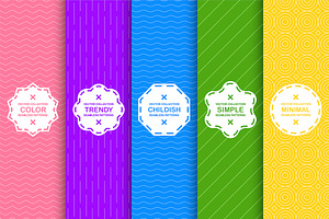 Vibrant Seamless Simple Patterns