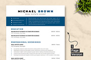Real Estate Agent Resume Template, a Resume Template by ResumeInventor (Thumbnail 2 of 9)